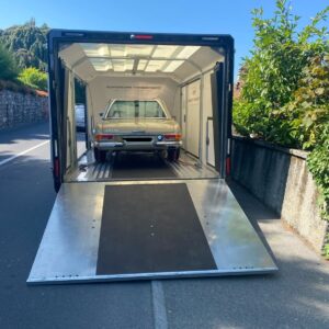 Oldtimertransport, Urlaubtransport nach Portugal