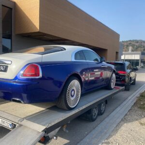 Offener Fahrzeugtransport